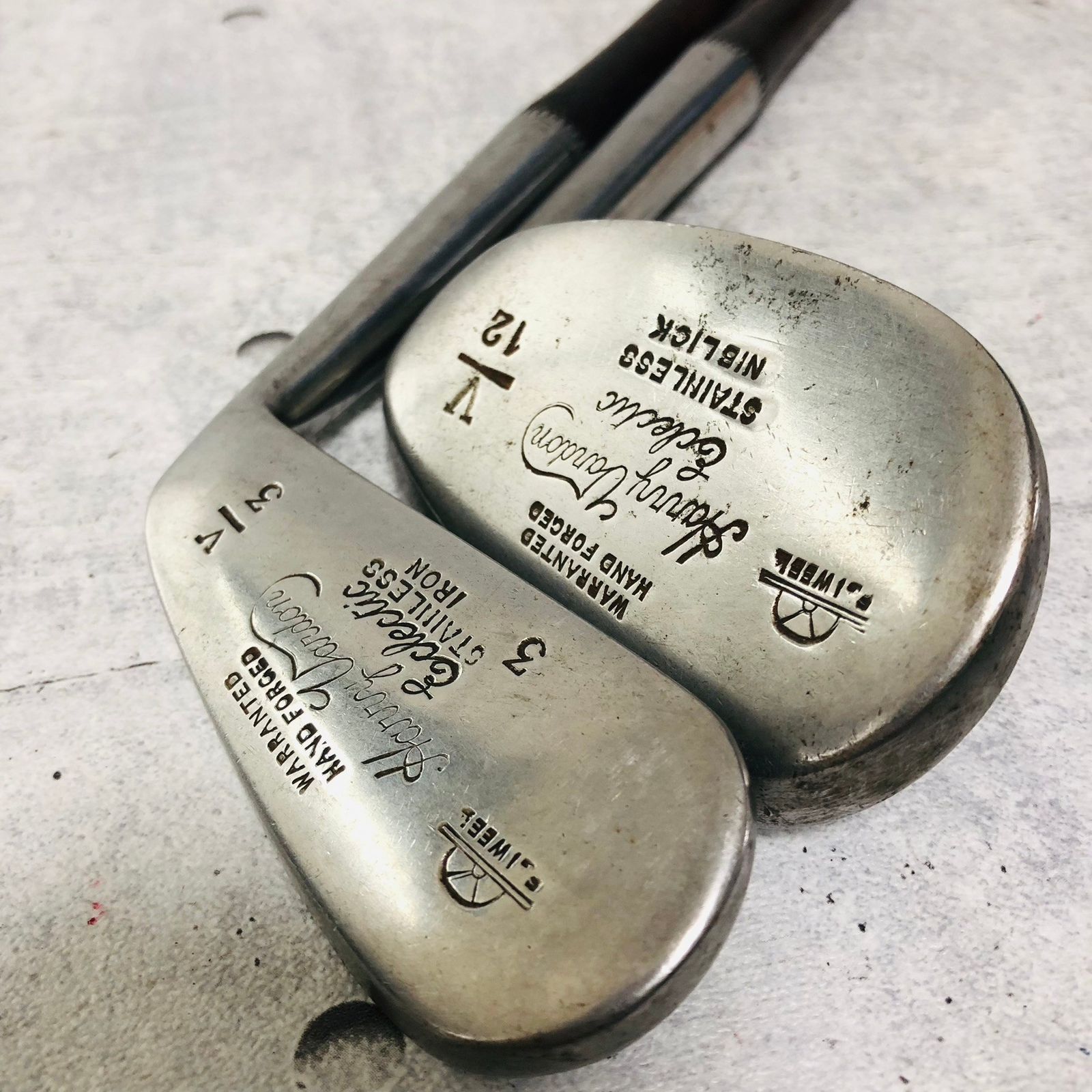 【保証付】Harry Vardon ハリー・バードン Eclectic エクレクティック FORGED 3i 3番 12i 12番 2本 ウェッジ アイアン メンズゴルフ クラブ 初心者 入門