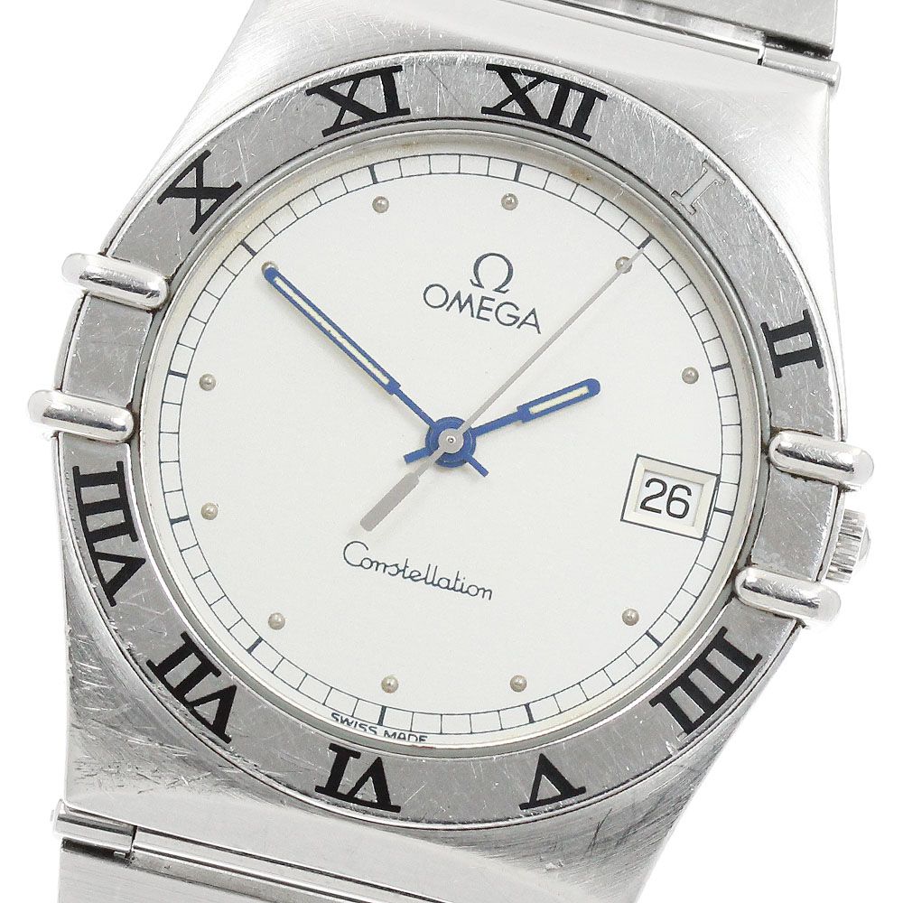 Omega Omega Constellation Date Flat Bezel Quartz Mens _959646