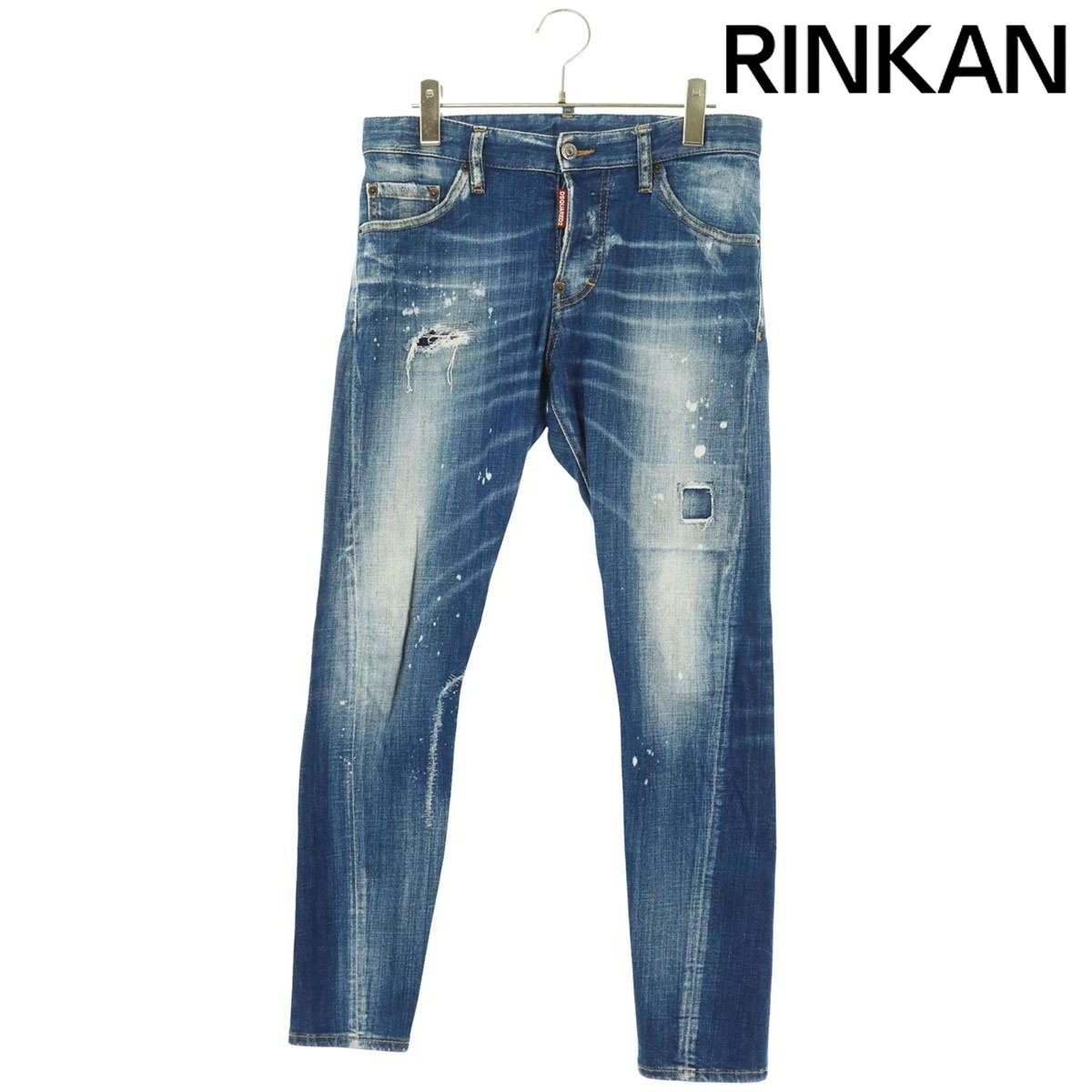 ディースクエアード  S74LB0669/SEXY TWIST JEAN ダメージ加工デニムパンツ メンズ 42 ディースクエアード S74LB0669/SEXY TWIST JEAN ダメージ加工デニム