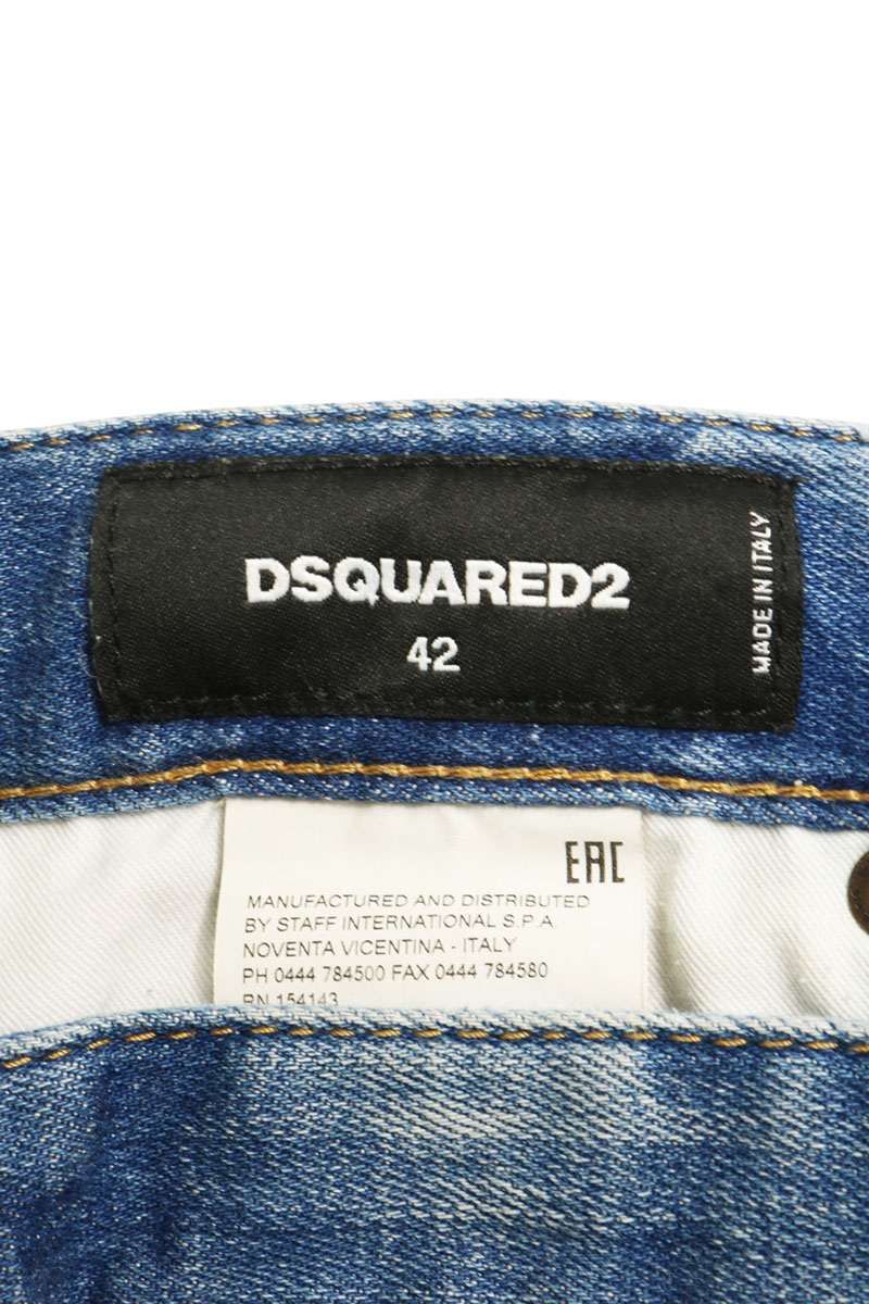 ディースクエアード S74LB0669/SEXY TWIST JEAN ダメージ加工デニム