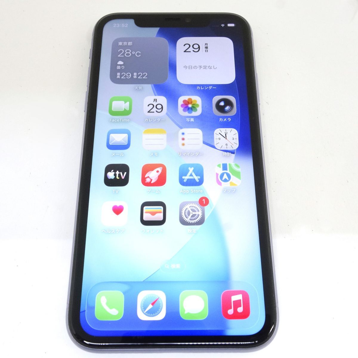 iPhone 11 128GB パープル Softbank 中古 - メルカリ