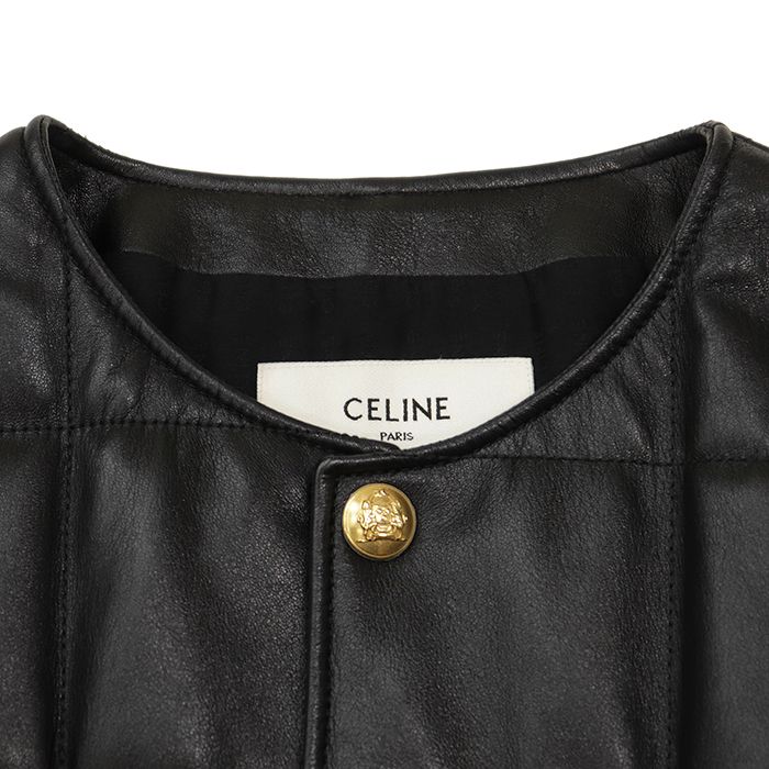極美品】CELINE セリーヌ レザージャケット サイズ 34 レディース 