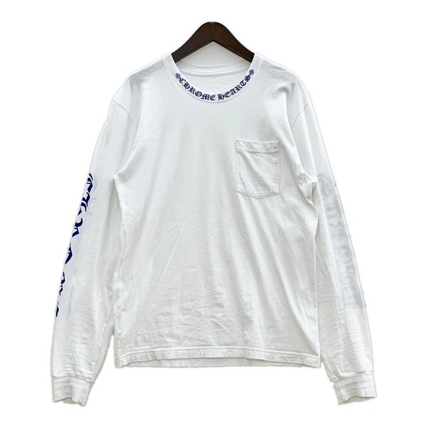 CHROME HEARTS クロムハーツ 長袖 Tシャツ カットソー NECK LOGO L/S