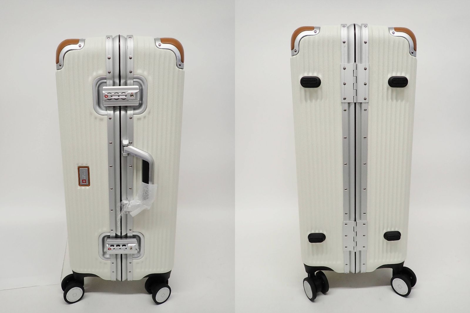 訳あり スイスミリタリー スーツケース 64L 24インチ SM-C624 シルバー
