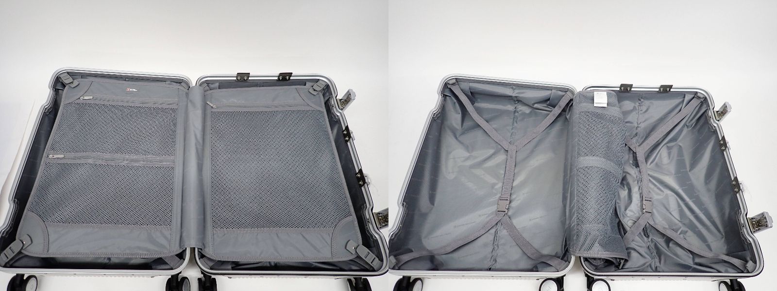 訳あり スイスミリタリー スーツケース 64L 24インチ SM-C624 シルバー