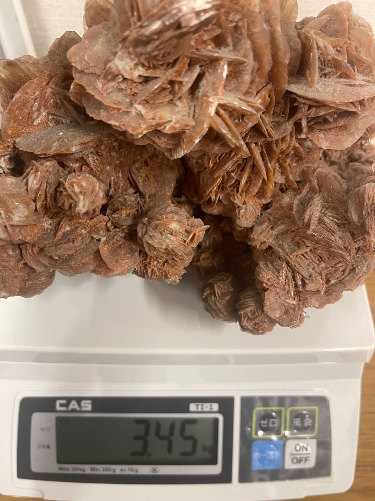 砂漠のバラ/サハラローズ/デザートローズ/サハラ砂漠/約3.5kg - メルカリ