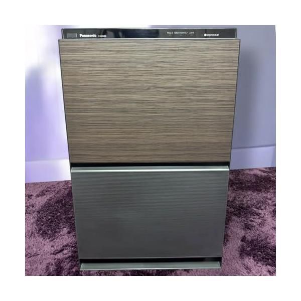 【中古】パナソニック 加湿 空気清浄機 ナノイーX 48兆 エコナビ搭載 ~40畳 木目調 F-VXU90-TM