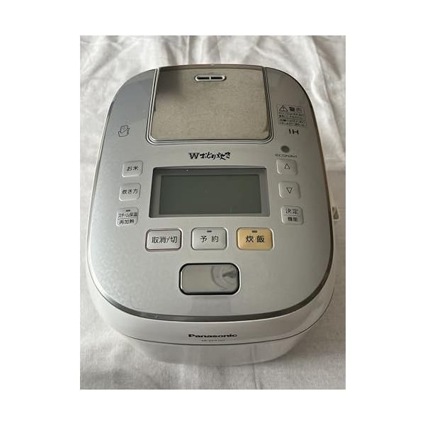 【中古】パナソニック 炊飯器 5.5合 圧力IH式 Wおどり炊き スノークリスタルホワイト SR-SPX107-W
