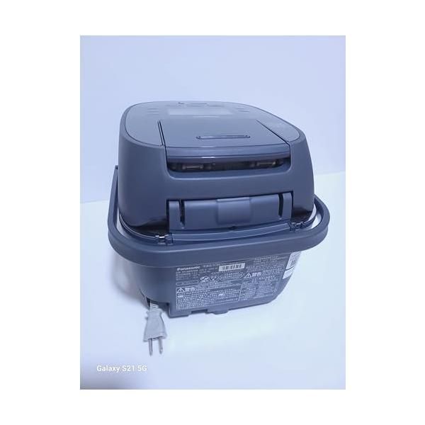 中古】パナソニック 炊飯器 5.5合 可変圧力IH式 おどり炊き グレー SR