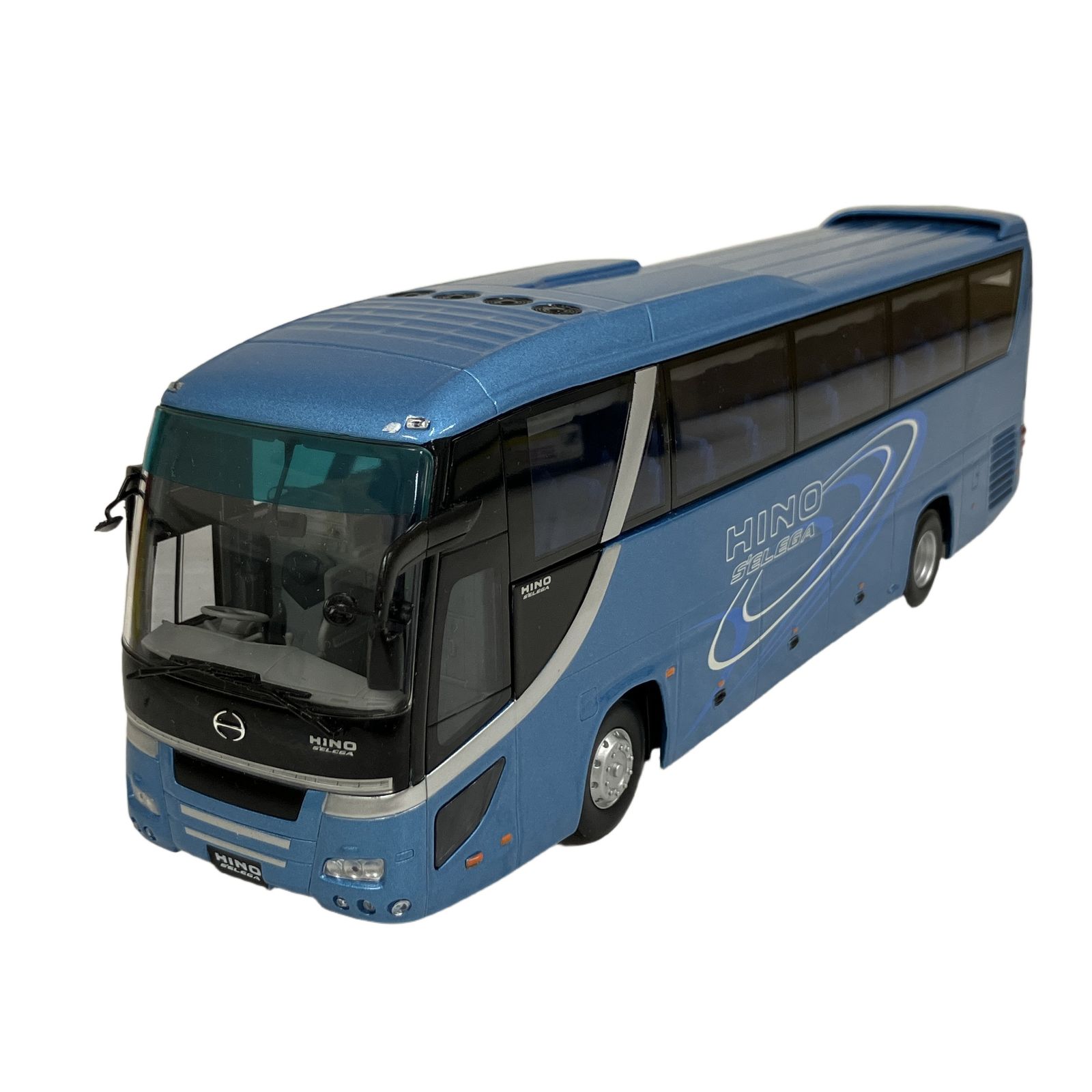 京商 HINO 日野 SELEGA セレガ バス ブルー ミニカー 1/43 ディーラー