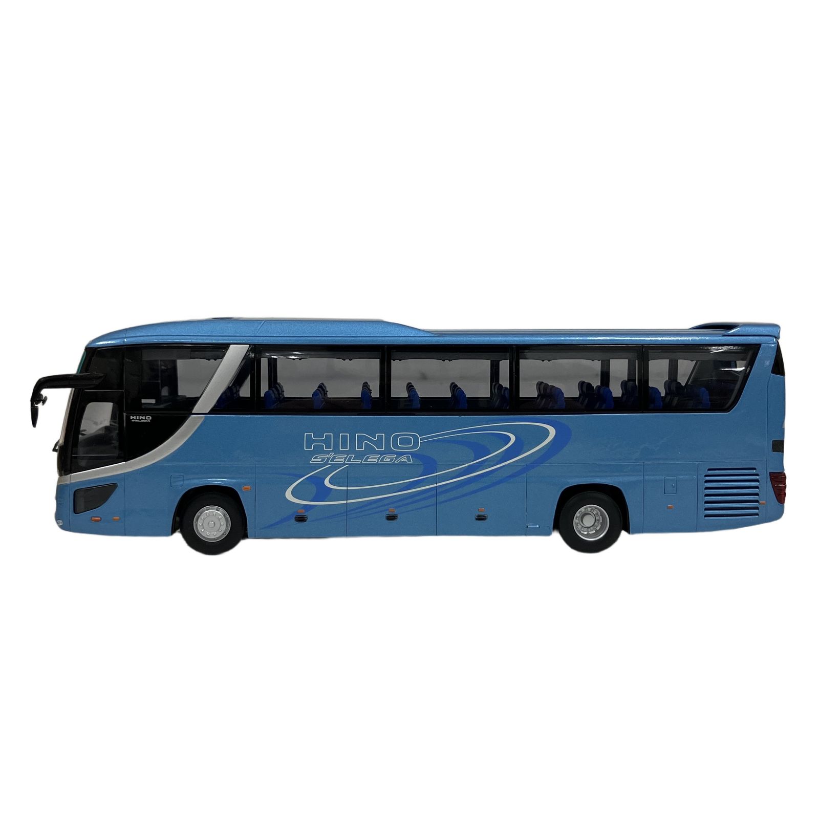 京商 HINO 日野 SELEGA セレガ バス ブルー ミニカー 1/43 ディーラー