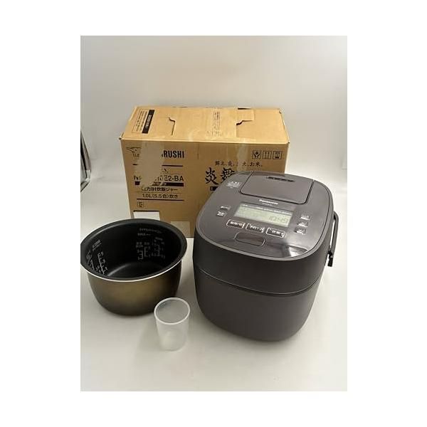 【中古】パナソニック 炊飯器 5.5合 可変圧力おどり炊き 全面発熱5段IH式 ブラウン SR-MPA101-T