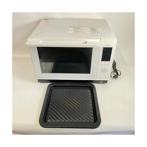 【中古】パナソニック カウンタートップ ビストロ スチーム オーブンレンジ 26L 液晶タッチパネル ホワイト NE-BS658-W