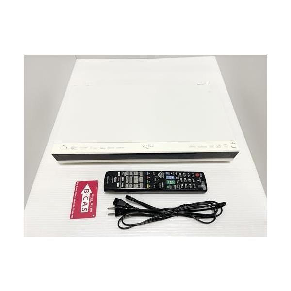 【中古】シャープ 1TB 2チューナー ブルーレイレコーダー ホワイト AQUOS BD-W1800W
