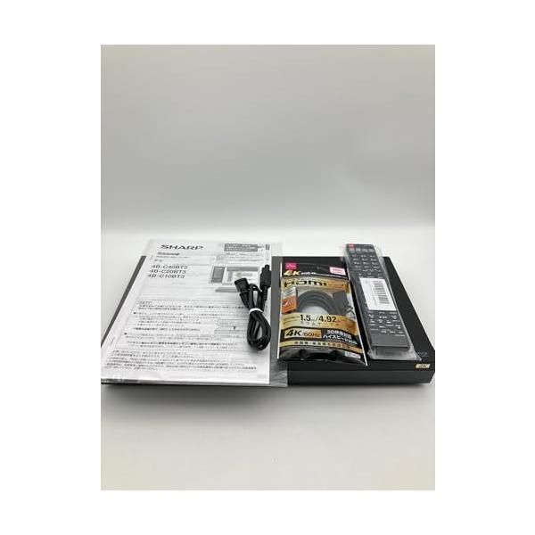 【中古】シャープ 4TB 3番組同時録画 4K ブルーレイレコーダー 4B-C40BT3 4K放送W録画対応 4Kアップコンバード対応 UltraHD再生対応