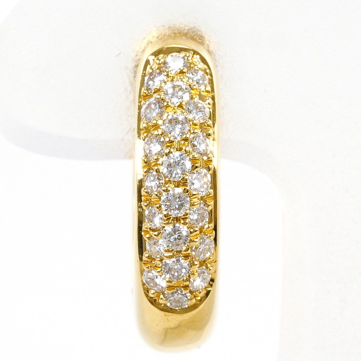 18KYG ピアス ダイヤモンド 0.28ct 鑑別書 総重量約7.7g - メルカリ