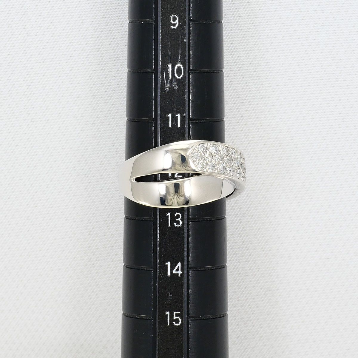 PT900/プラチナ リング・指輪 12号 ダイヤモンド 0.50ct 鑑別書 総重量