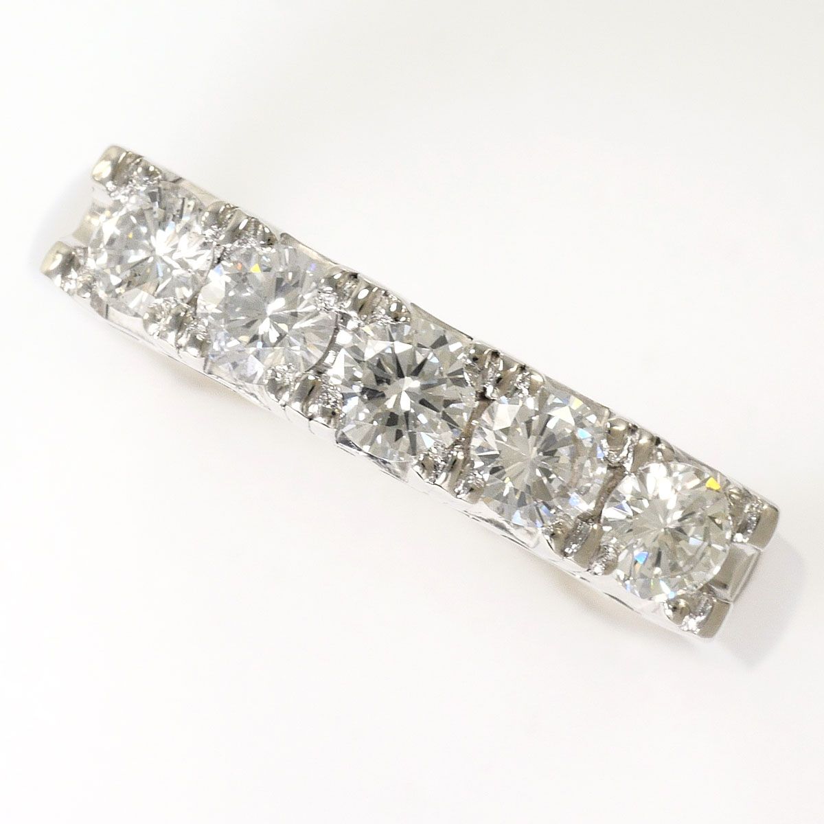 PT900/プラチナ リング・指輪 14号 ダイヤモンド 0.702ct 鑑別書 総