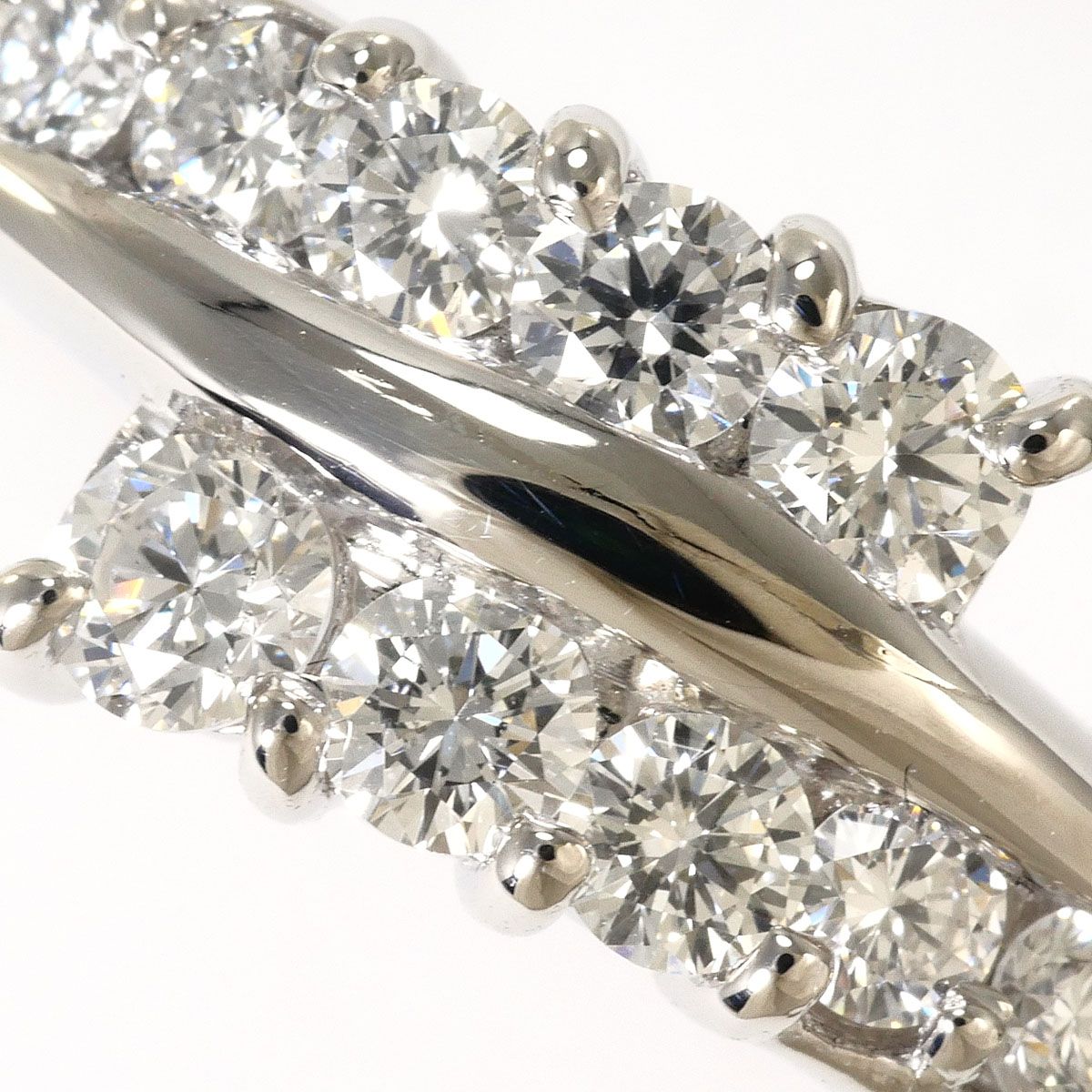PT900/プラチナ リング・指輪 11.5号 ダイヤモンド 0.50ct 鑑別書 総