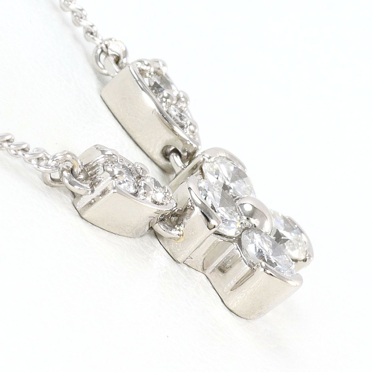 PT900/プラチナ PT850/プラチナ ネックレス ダイヤモンド 0.52ct 鑑別