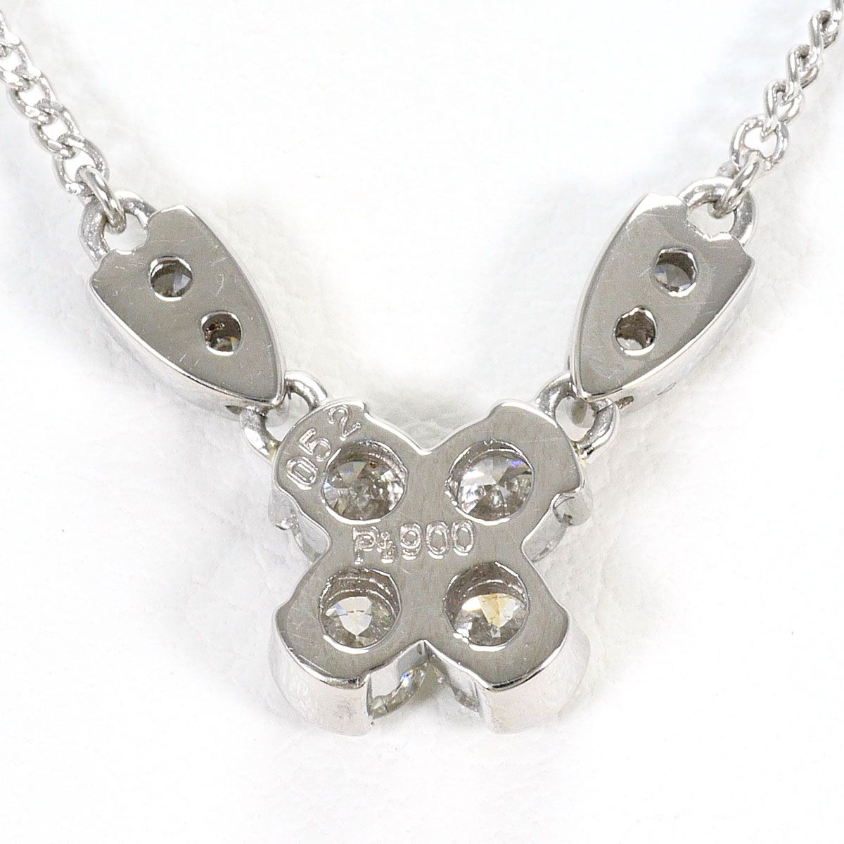 PT900/プラチナ PT850/プラチナ ネックレス ダイヤモンド 0.52ct 鑑別
