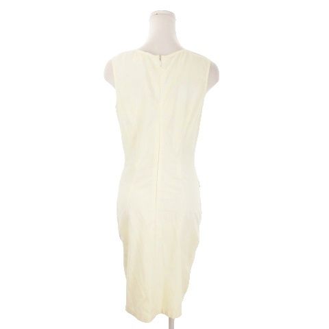 ジルサンダー JIL SANDER ワンピース 34 ベージュ ノースリーブ 切替