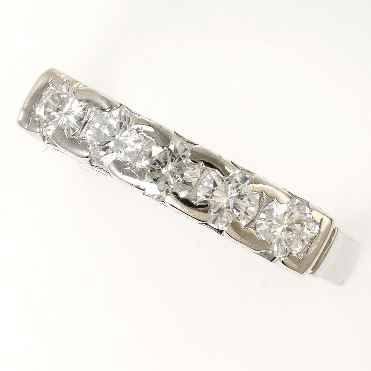 PT900/プラチナ リング・指輪 12.5号 ダイヤモンド 0.50ct 鑑別書 総