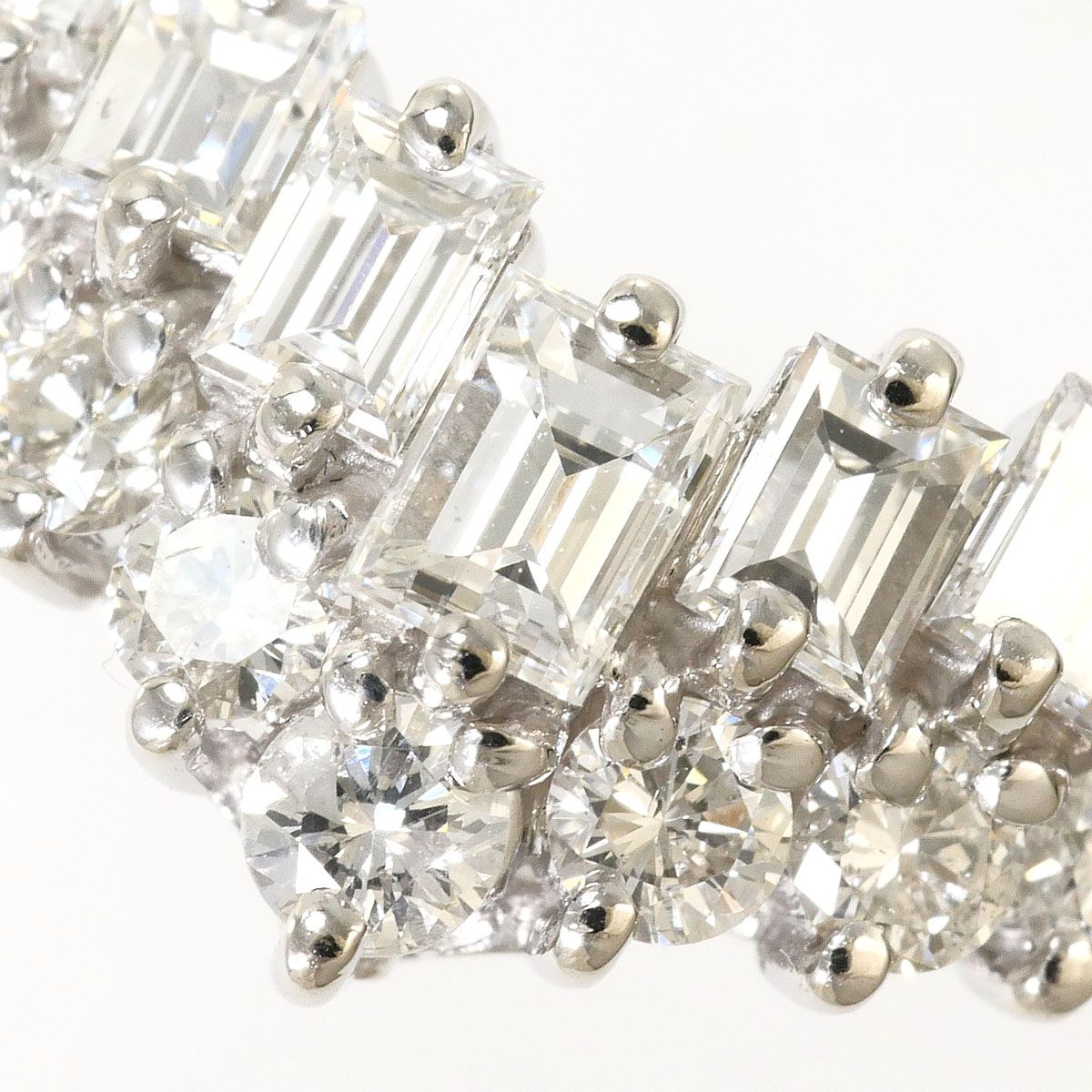PT900/プラチナ リング・指輪 9号 ダイヤモンド 1.00ct 鑑別書 総重量