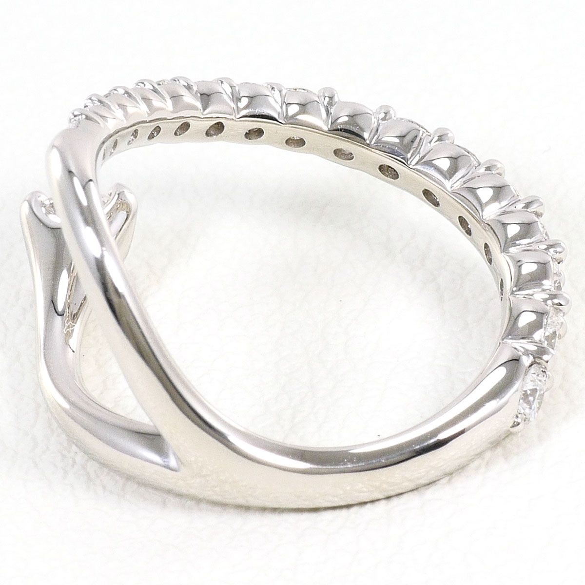 PT900/プラチナ リング・指輪 2.5号 ダイヤモンド 0.58ct 鑑別書 総