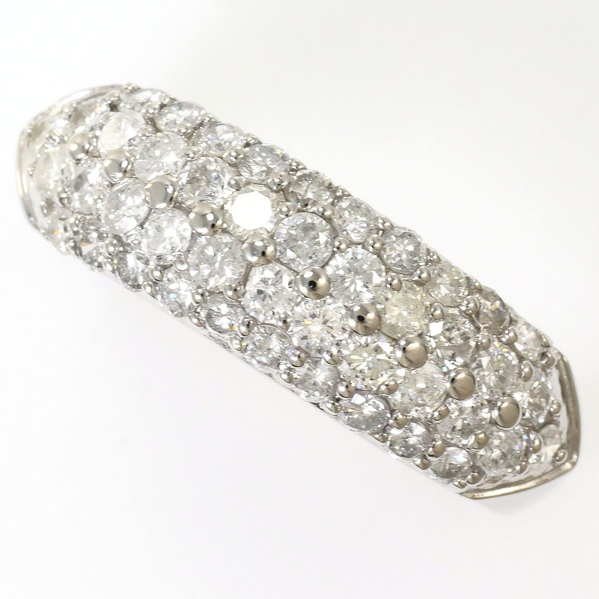 PT900/プラチナ リング・指輪 13号 ダイヤモンド 1.00ct 鑑別書 総重量