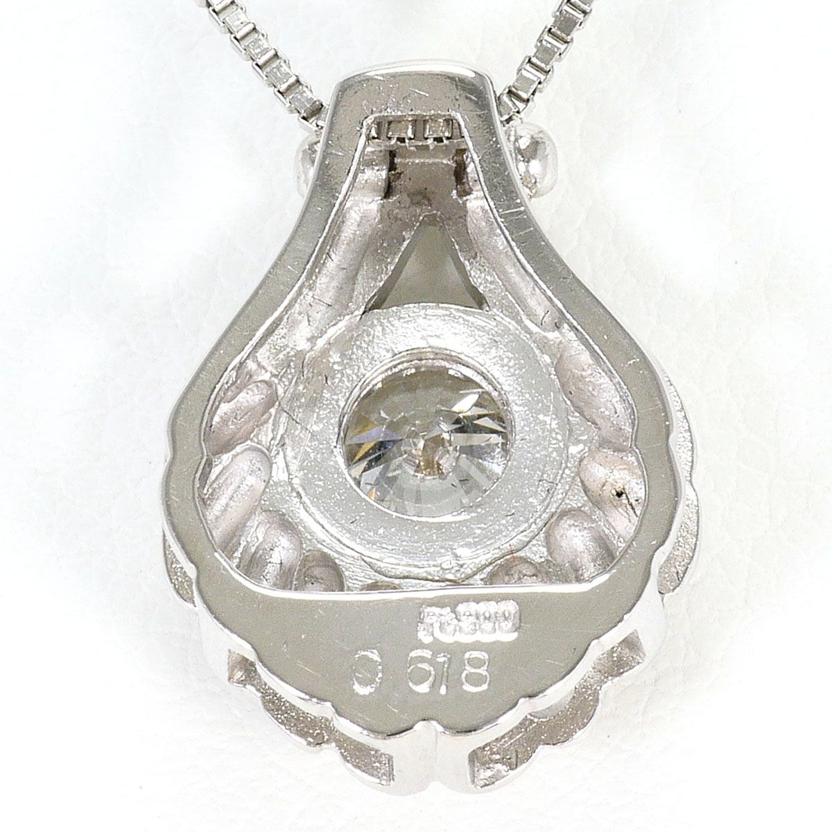 PT900/プラチナ PT850/プラチナ ネックレス ダイヤモンド 0.618ct SI2