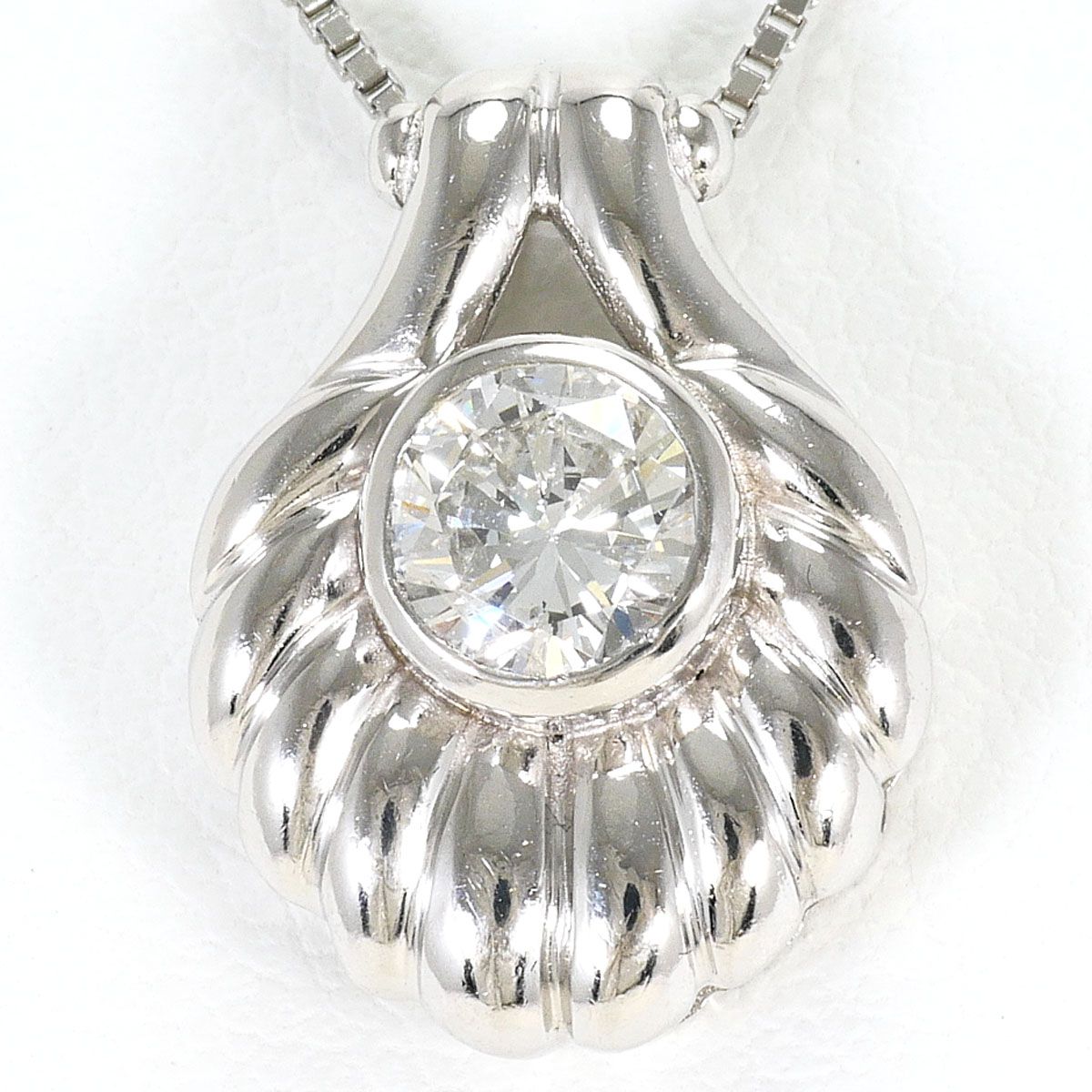 PT900/プラチナ PT850/プラチナ ネックレス ダイヤモンド 0.618ct SI2