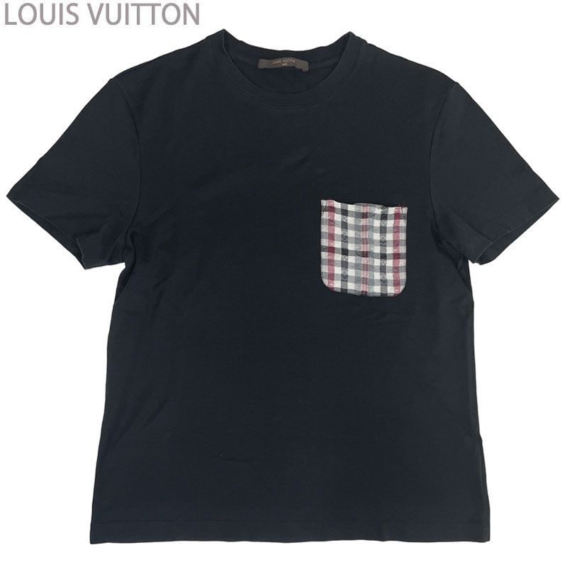 中古】LOUIS VUITTON ルイ・ヴィトン モノグラム チェック柄ポケット
