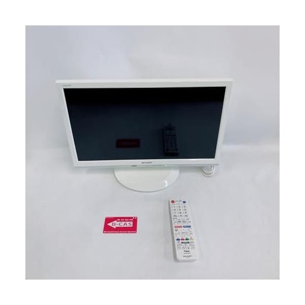 【中古】シャープ AQUOS 19V型 ハイビジョン 液晶テレビ ホワイト LC-19P5-W