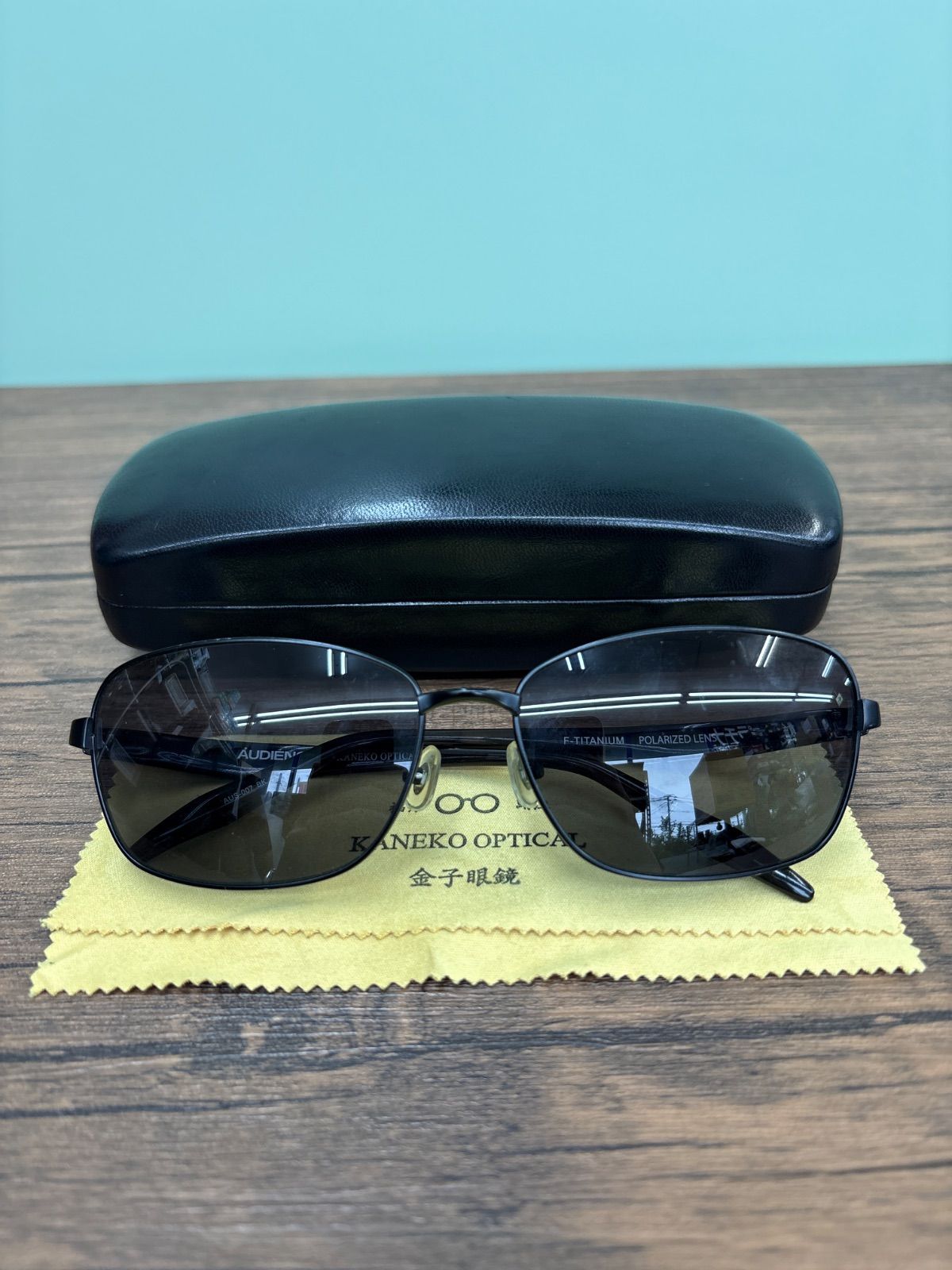 KANEKO-OPTICAL サングラス　AUDIENCE by 金子眼鏡 AUDIENCE by KANEKO OPTICAL 金子眼鏡 サングラス ブラック 送料無料