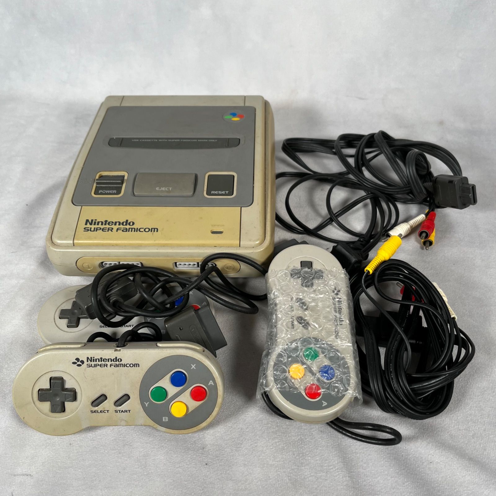 管2606-128】Nintendo スーパーファミコン 本体 コントローラー 中古品