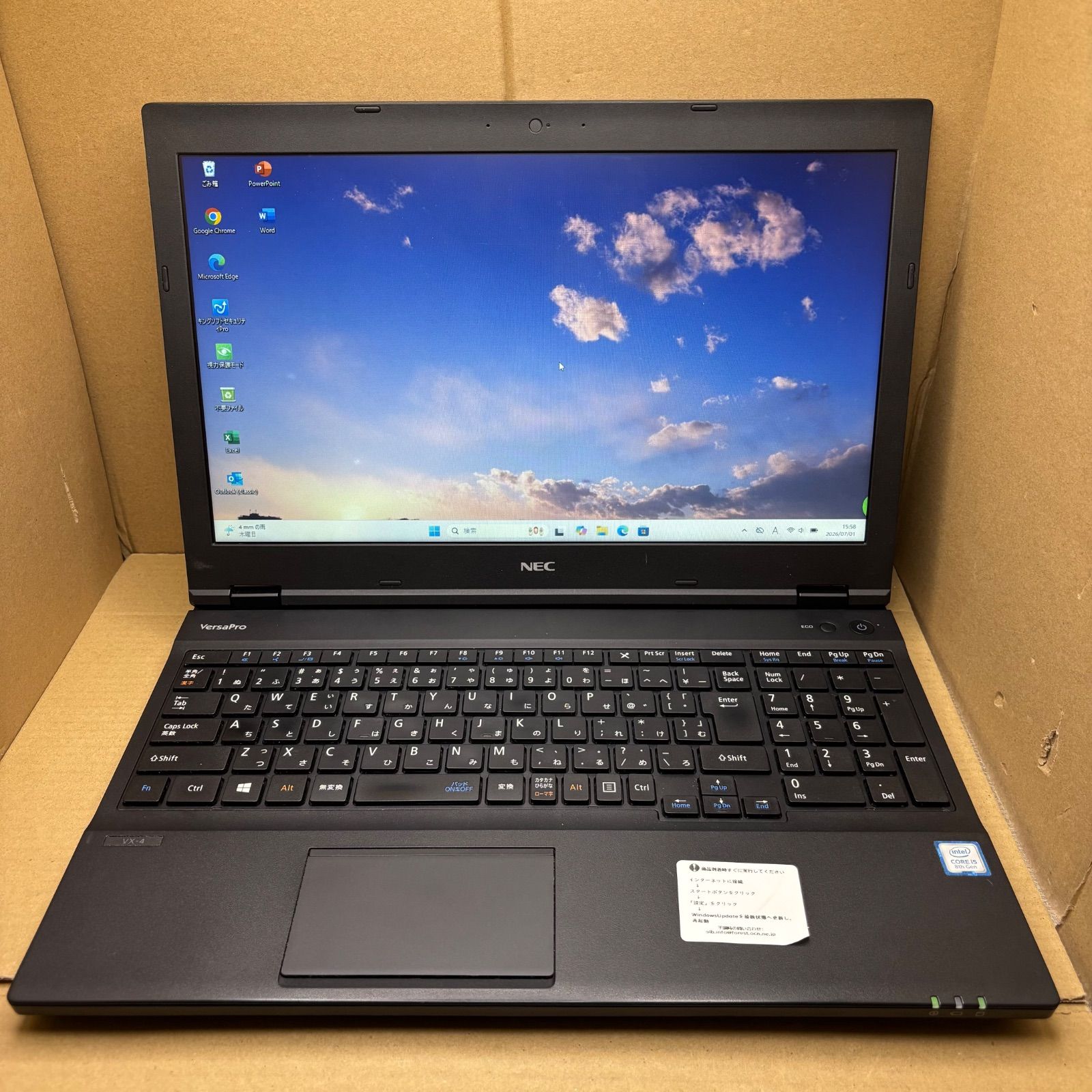 NEC VKT16X-4 i5-8250U 8GB 256GB 動作品 - メルカリ