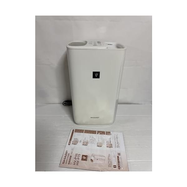 【中古】シャープ 加湿器 ハイブリッド 給水かんたん ハイパワータイプ プラズマクラスター 7000 ホワイト HV-P75-W