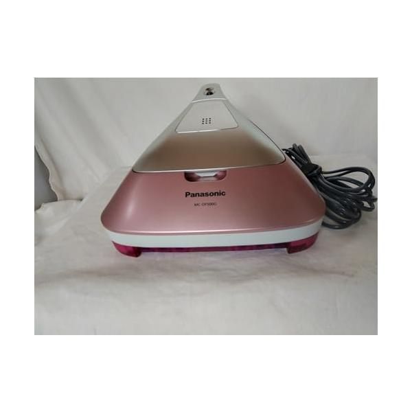 【中古】パナソニック ふとんクリーナー 紙パック式 ハウスダスト発見センサー搭載 ピンクシャンパン MC-DF500G-P