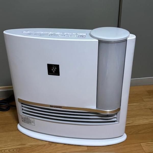 【中古】シャープ プラズマクラスター搭載 加湿セラミックファンヒーター ホワイト HX-G120-W