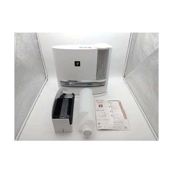 【中古】シャープ プラズマクラスター塔載 加湿セラミックファンヒーター ホワイト HX-J120-W 6 畳
