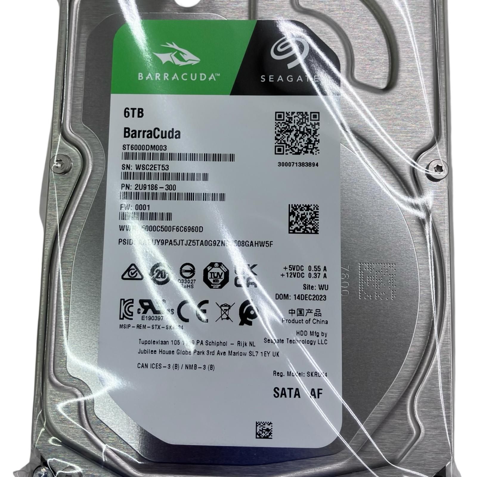 動作未確認 Seagate HDD 8TB ST6000DM003 - メルカリ