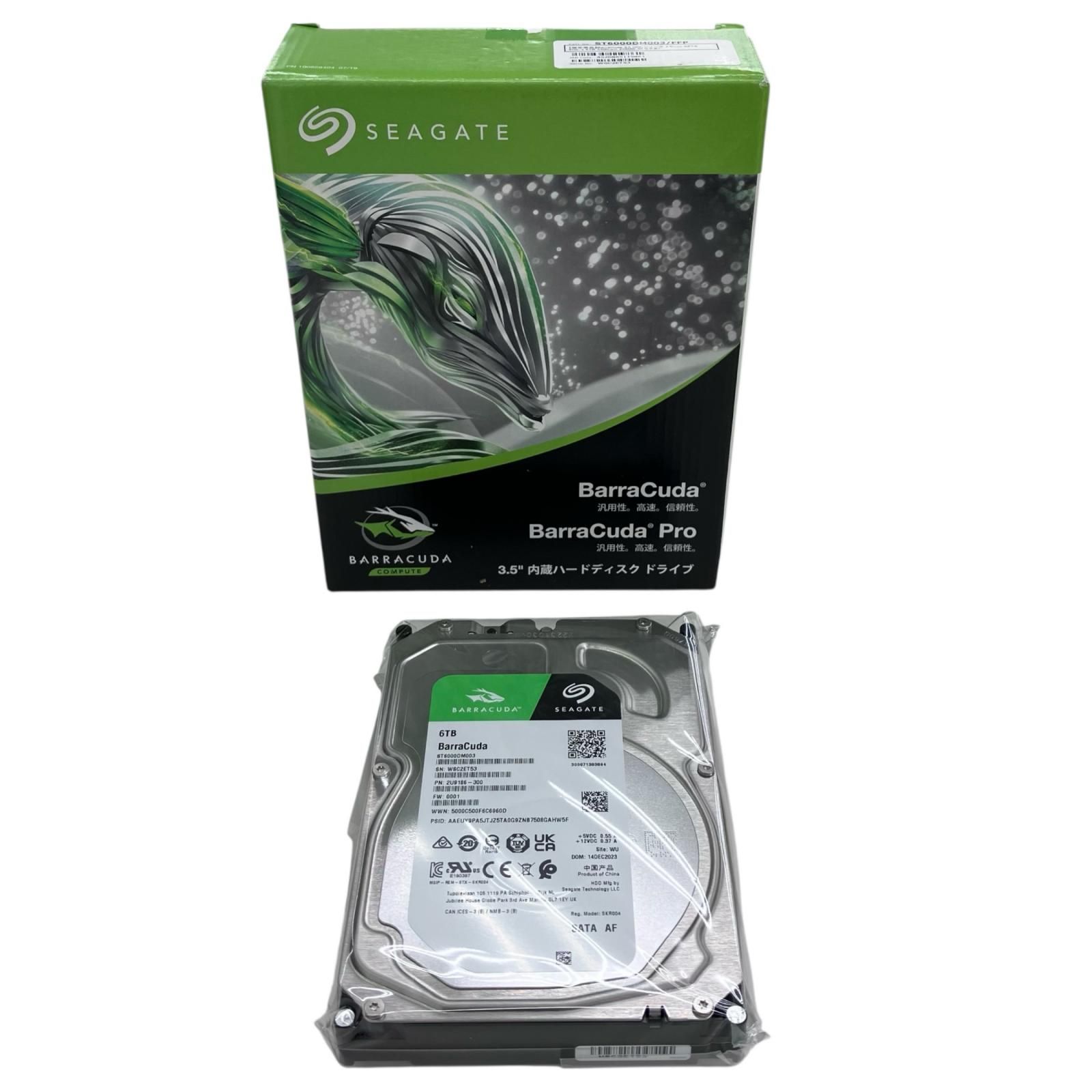 動作未確認 Seagate HDD 8TB ST6000DM003 - メルカリ