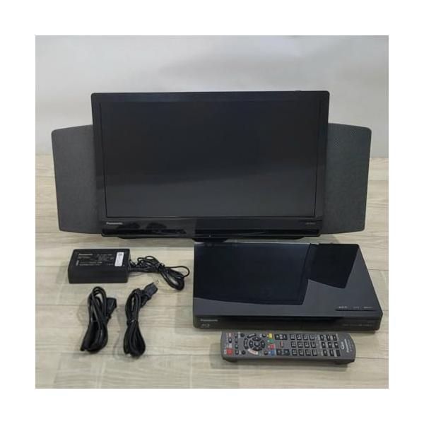 【中古】パナソニック 19型 ポータブル 液晶 テレビ 500GB ブルーレイディスクプレイヤー/HDDレコーダー付き ブラック プライベート・ビエラ UN- 24,300円