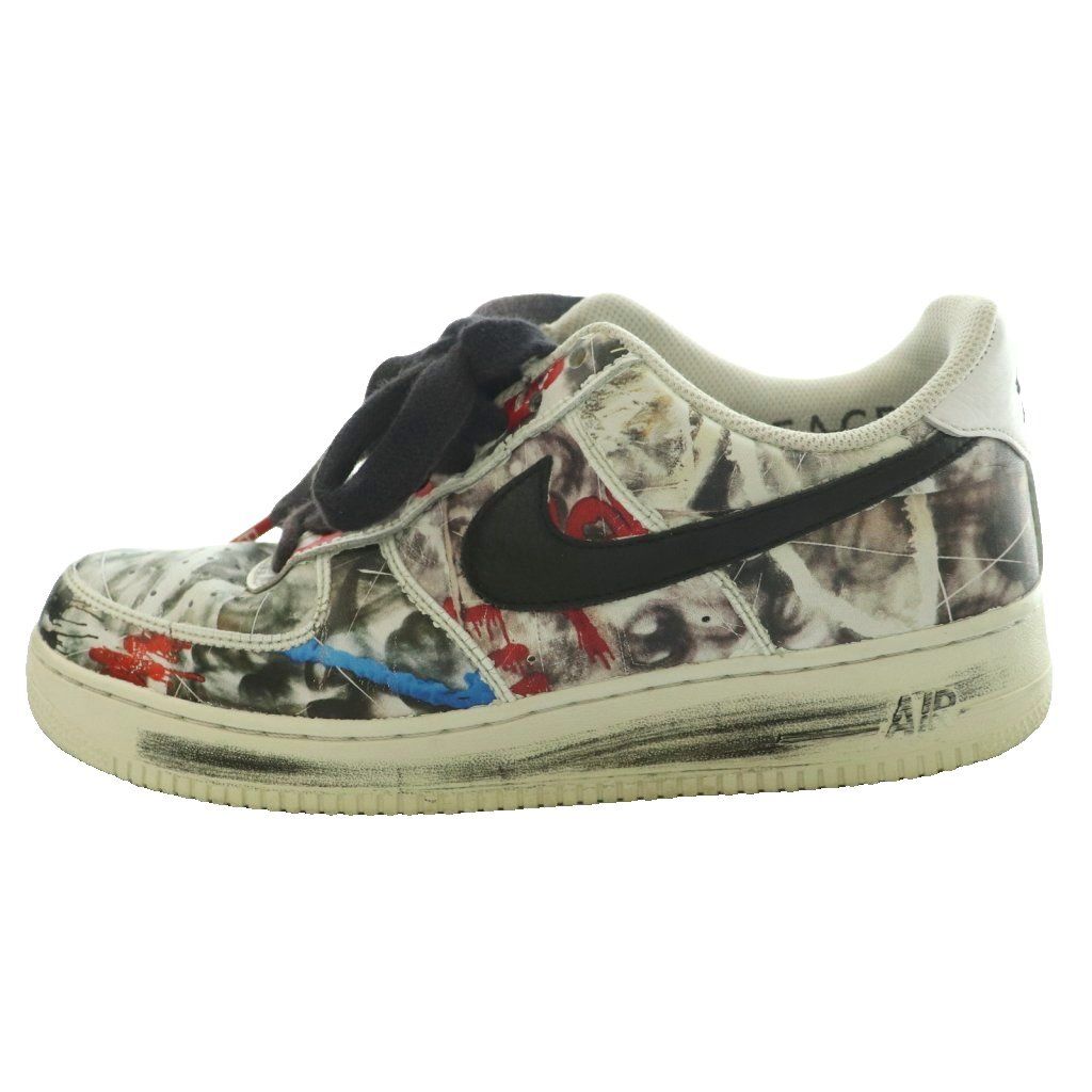 ナイキ × PEACEMINUSONE エアフォース 1 ロウ パラ ノイズ Air Force 1 Low PARA-NOISE スニーカー US10 28cm マルチカラー 白 ホワイト 黒 ブラック DD3223-100 /SS ■OS ■GY0