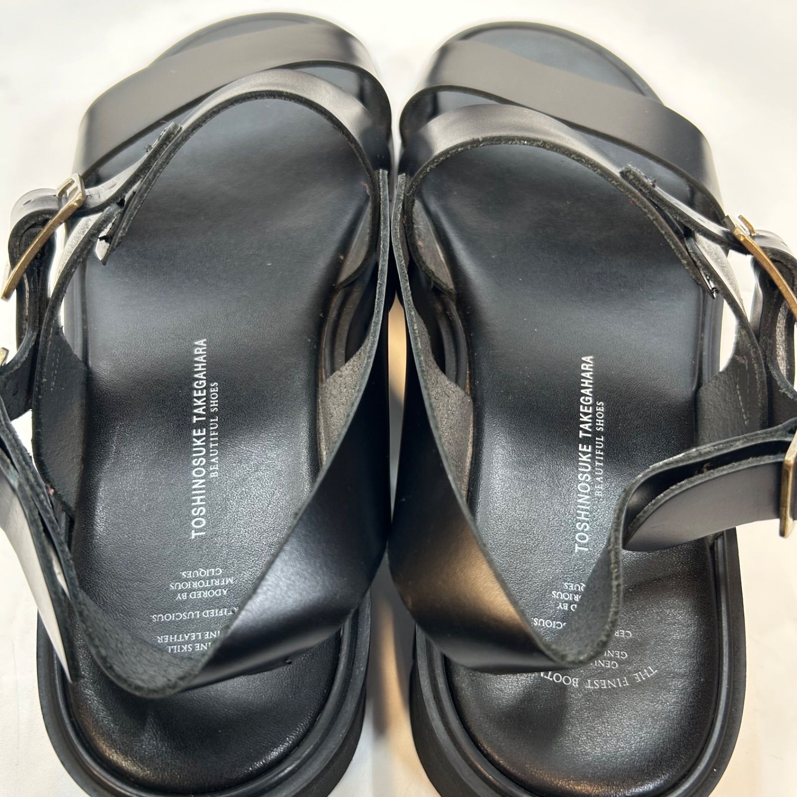 TOSHINOSUKE TAKEGAHARA トシノスケタケガハラ BEAUTIFUL SHOES レザー
