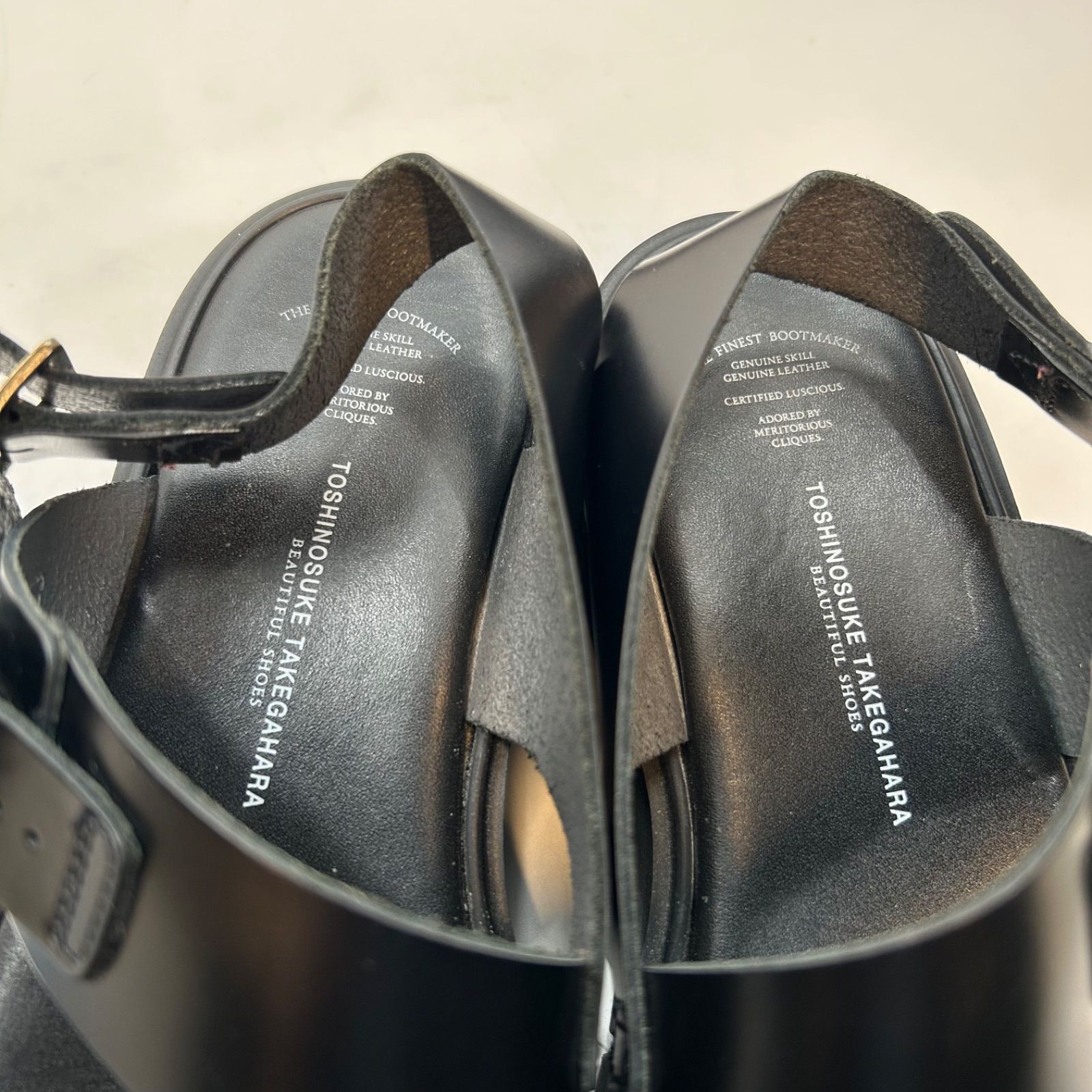 TOSHINOSUKE TAKEGAHARA トシノスケタケガハラ BEAUTIFUL SHOES レザー