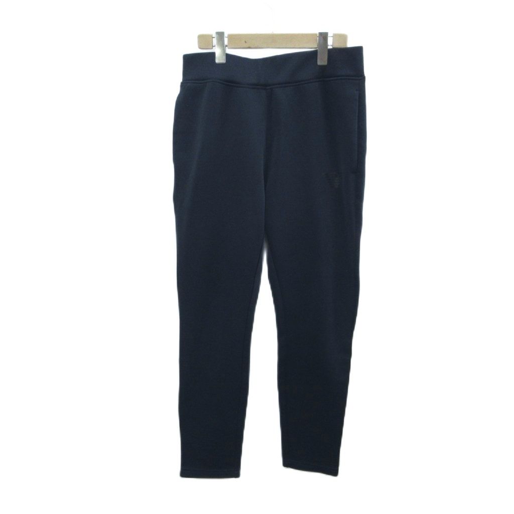 エンポリオアルマーニ EMPORIO ARMANI ジャージ スポーツ パンツ M 紺 ネイビー ロゴ 無地 フルレングス /KK ■GY19 14,630円