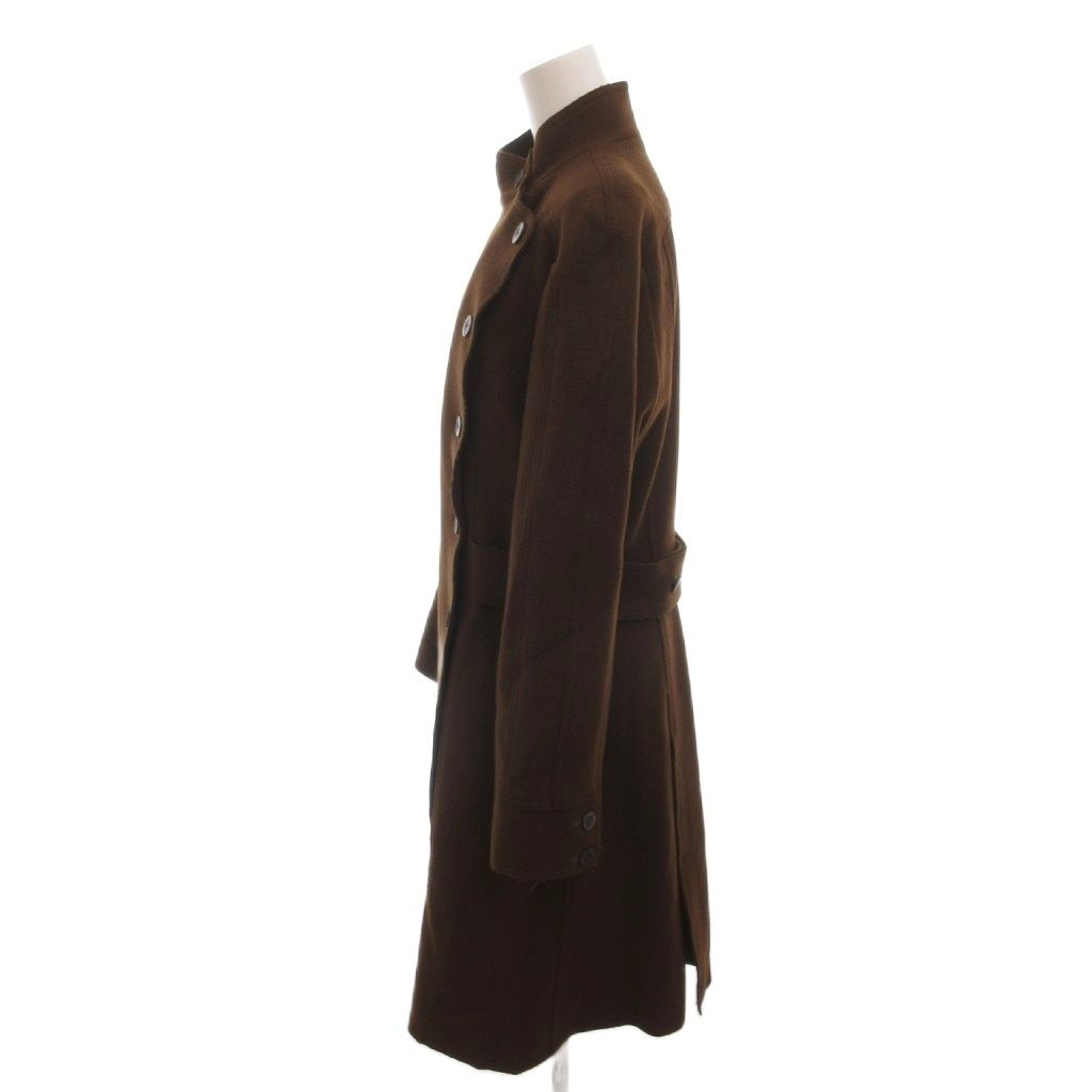 ジバンシィ GIVENCHY ダブルロングコート カシミヤ混 38 スタンド