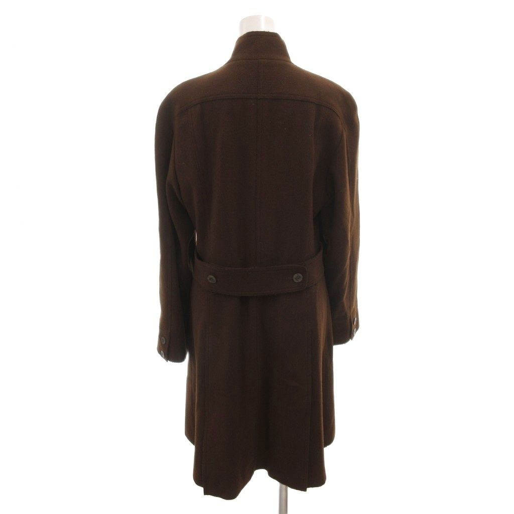 ジバンシィ GIVENCHY ダブルロングコート カシミヤ混 38 スタンド